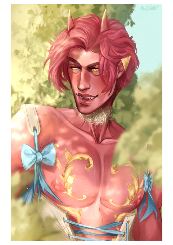 Painted Bust Example